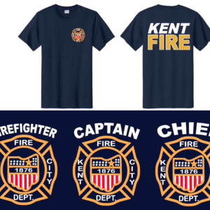 Kent Fire Department Port & Company Essentials T Shirts