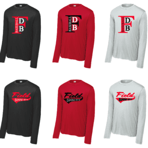 Field Diamond Boys Long Sleeve Dri-Fit T Shirt