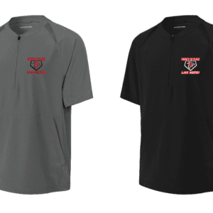 Brimfield Youth Baseball/Softball 1/2 Zip Short Sleeve Jacket