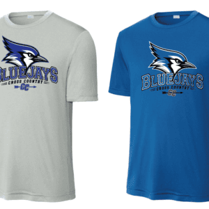 Two Bluejays cross country t-shirts