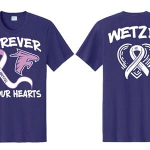 George Wetzel PURPLE Memorial T Shirt